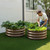 Metal Raised Garden Bed, 3 Pcs 2 x 2 x 1 ft Outdoor Galvanized Planter Garden Box, Open Bottom Desi E415-JSYHZZCYXMWSUWJG4002V0