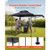 Grill Gazebo, 8 x 5 ft Double-Tiered Top, BBQ Gazebo with Extra Awning, Powder-Coated Steel Patio G E415-TZSKLT85FTHJA79H8001V0