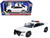 2023 Dodge Charger Pursuit Police Car Unmarked White with Flashing Light Bar Front and Rear Lights  F977-79622BB-W
