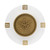 24" Circle Gold Acrylic Analog Wall Clock N270-485989