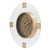 24" Circle Gold Acrylic Analog Wall Clock N270-485989