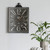 Vintage Style Black and White Iron Wall Clock N270-401290