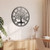 Large Wall Clock 27 Inch Tree of Life Big Metal Wall Clock-Black B593-HZ10365