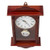 Grandfather Clock, 18 in Classic Vintage Pendulum Clock, Pine Wood & MDF Wall Clocks with Quartz Mo E415-ZFZSM18INCHS0BGWV001V0