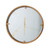 2" Round Gold Wood Analog Wall Clock N270-401313
