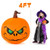 4 Feet Halloween Inflatable Pumpkin with Build-in LED Light - Color: Orange - Size: 4 ft D681-CM23540US