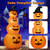 8 Feet Inflatable Halloween Pumpkins Stack with Built-in LED Lights - Color: Orange D681-CM24027US