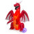 8 Feet Halloween Inflatables Blow-up Red Dragon with Wings Skull - Color: Red D681-CM24308US
