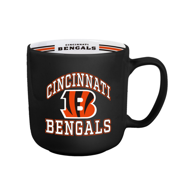 Cincinnati Bengals Coffee Mug 15oz Stripe Design Z157-9738115396