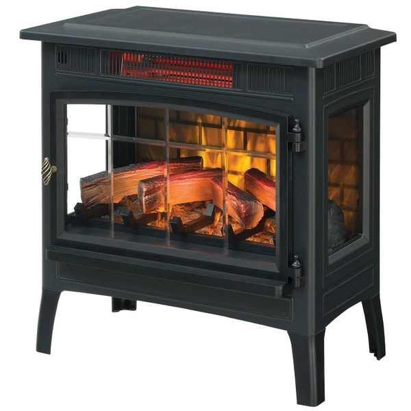 Black Infrared Quartz Electric Fireplace Stove Heater Q280-DEFEQCB1586381