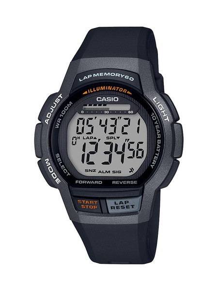 New Casio Men's Step Tracker Series and 60 Lap Memory G818-WS1000H-1AV