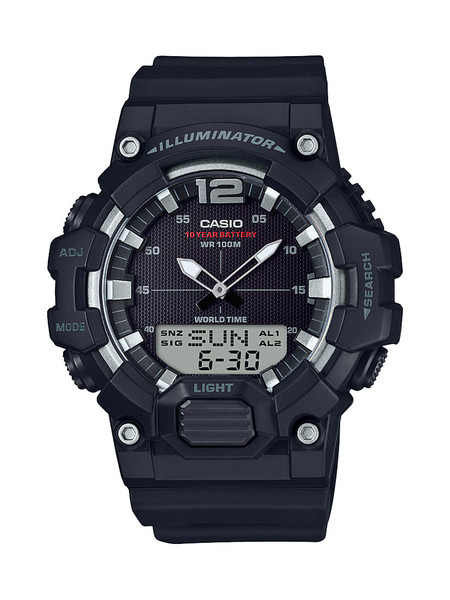 Casio Men's HDC700-1AV Analog Digital World Time Alarm Chronograph Telememo Watch G818-HDC700-1AV
