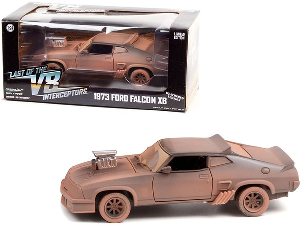 1973 Ford Falcon XB (Weathered Version) "Last of the V8 Interceptors" (1979) Movie 1/24 Diecast Mod F977-84052