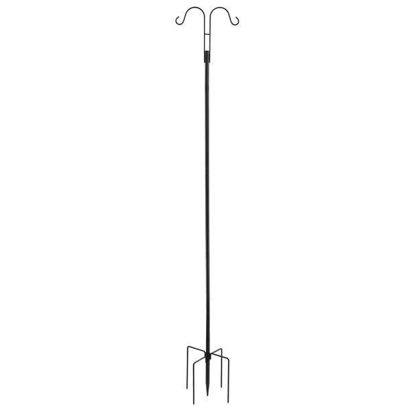 Double Shepherds Hooks for Outdoor, 8 Pack 76 Inch Heavy Duty Bird Feeder Pole, 3/4 Inch Thick Gard E415-WNGJSMYRGG76D79CC001V0