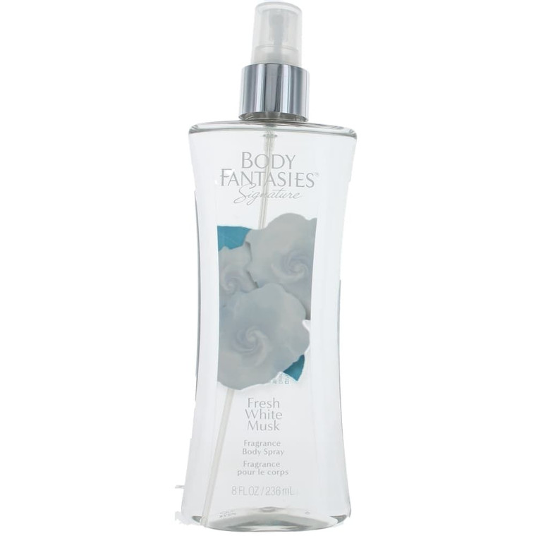 Fresh White Musk by Body Fantasies, 8 oz Fragrance Body Spray for Women R654-awbffwm8bm