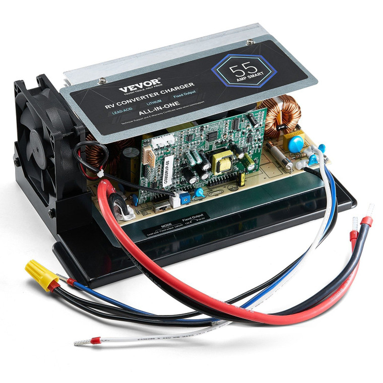  WF-8955-AD-MBA Main Board Assembly, 55 Amp, Three-Stage RV Power Converter Replacement Unit, Compa E415-FCZLQZBMZ12VWAYMSV1