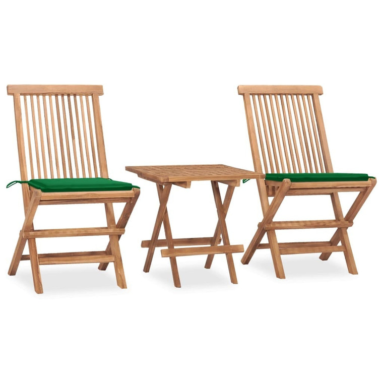 Patio Dining Set Set of 2 Teak Teak wood Medium Foldable A949-3063203