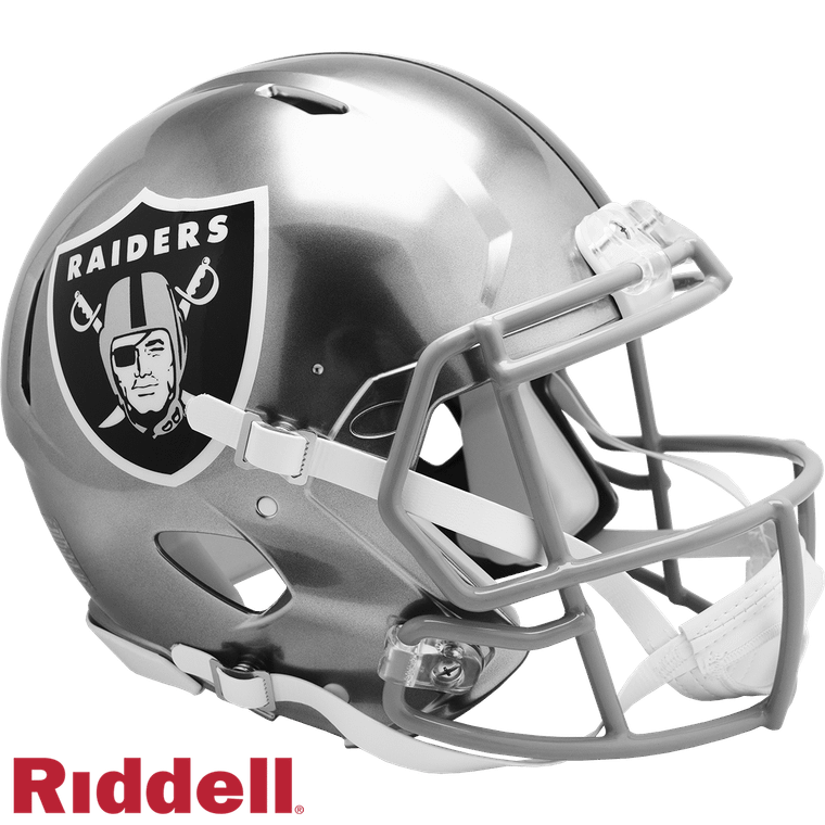 Las Vegas Raiders Helmet Riddell Authentic Full Size Speed Style FLASH Alternate Z157-9585562809