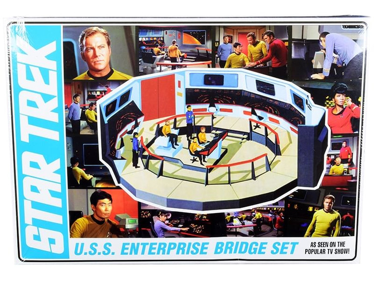 Skill 2 Model Kit U.S.S. Enterprise Command Bridge Set "Star Trek" (1966-1969) TV Show 1/32 Scale M F977-AMT1270