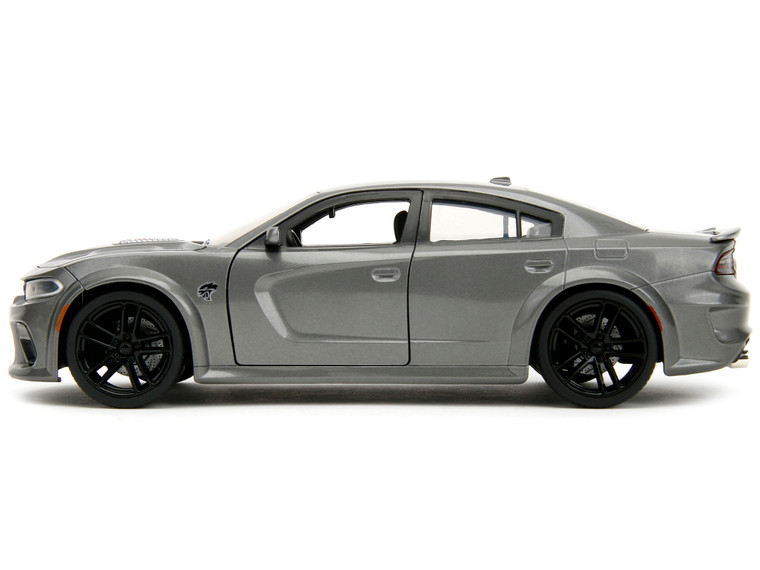 2021 Dodge Charger SRT Hellcat Gray Metallic "Fast X" (2023) Movie "Fast & Furious" Series 1/24 Die F977-34472