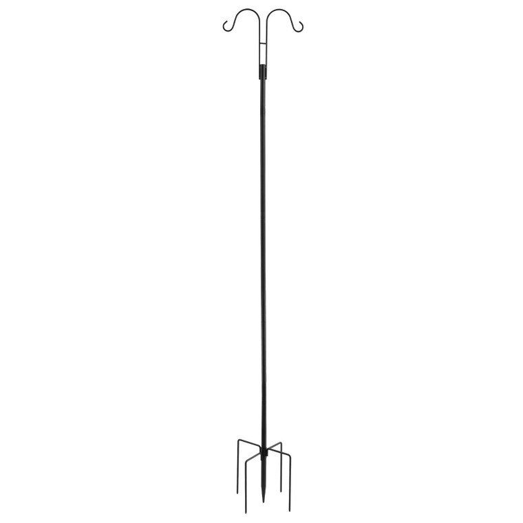 Double Shepherds Hooks for Outdoor, 8 Pack 76 Inch Heavy Duty Bird Feeder Pole, 3/4 Inch Thick Gard E415-WNGJSMYRGG76D79CC001V0