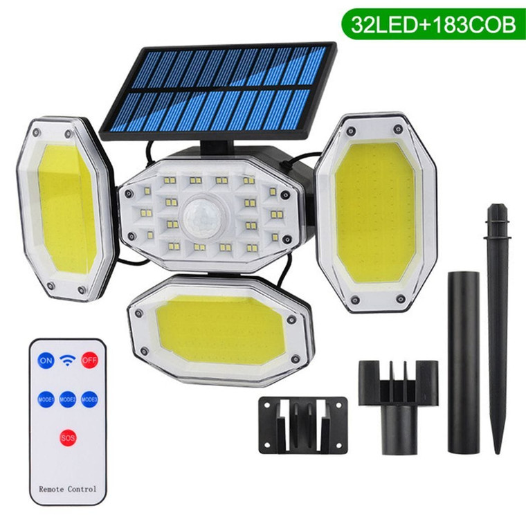 Upgraded Solar Motion Sensor Light Security Lamp Garden Outdoor Waterproof T575-S0671285817