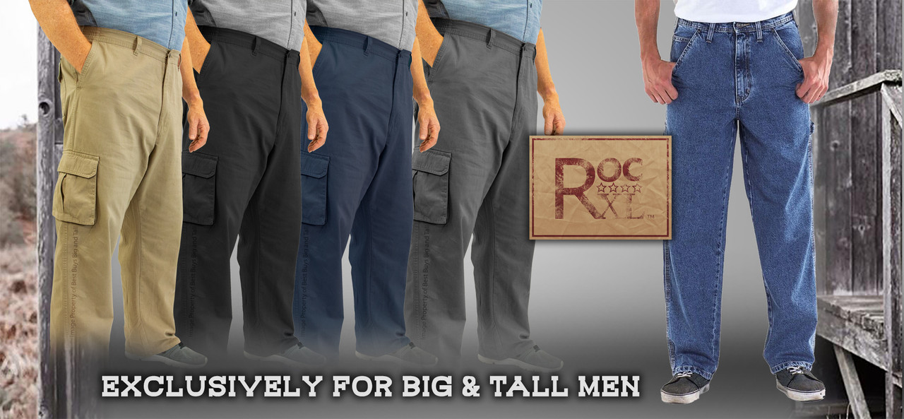 Big Tall Men Pants 2021 Oversize Zipper Pocket Joggers Large Size Clothing  High Waisted Trousers Male Extra Long Sweatpants Men - Casual Pants -  AliExpress