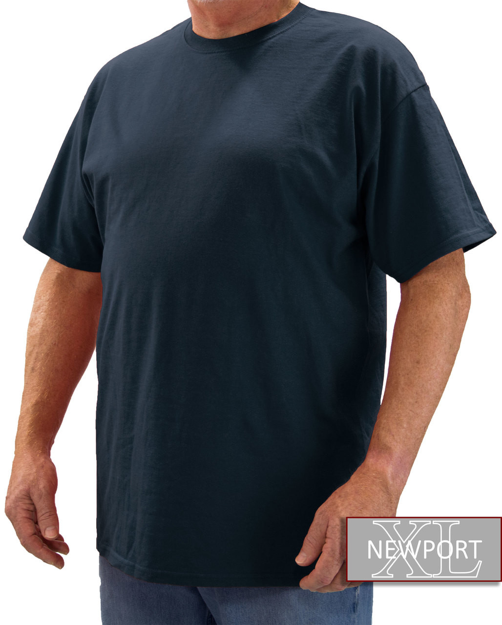 Vul in Erfenis Begeleiden NewportXL NAVY big & tall men's cotton short sleeve T-shirt