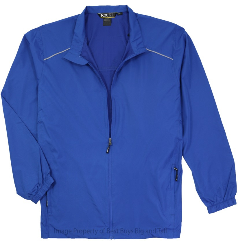 Full Zip Windebreaker Jacket ROYAL BLUE