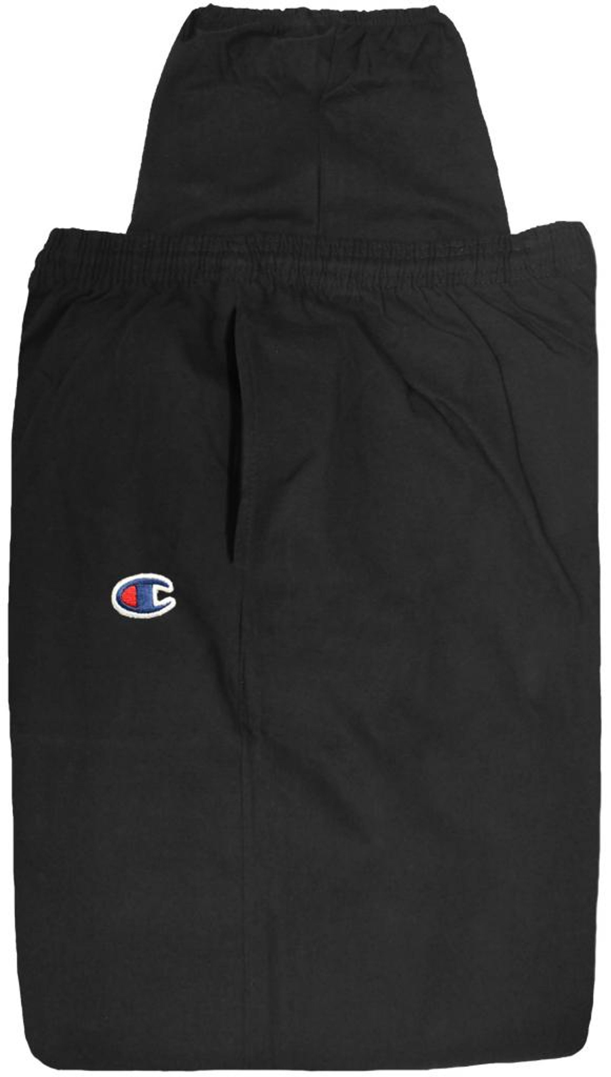 Big Men's Cotton Jersey Pants by Champion - Black, Lightweight