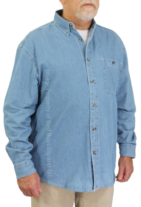 5xl denim shirt Clearance