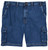 ROCXL Cargo Shorts Expandable Waist DENIM #872E