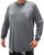 Light Gray H2O Sport Tech Long Sleeve Swim Shirt