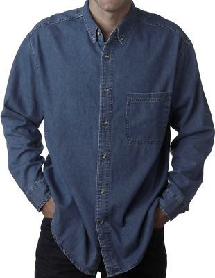 big denim shirt