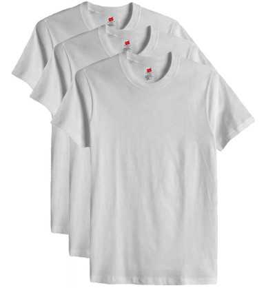 Tall Men's Crew Neck Undershirts by Hanes
