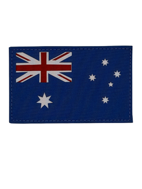 HI-VIS Laser Cut Australian Flag Patch (12.3cm x 7.6cm)