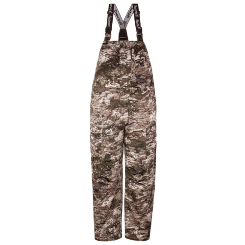 Men’s Tarnen® pattern heavy weight hunting bib overalls.