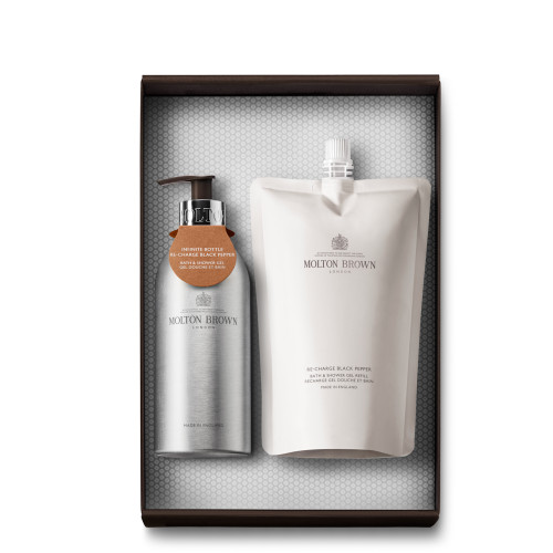 Re-charge Black Pepper Infinite Bottle Body Care Gift Set