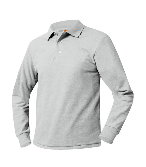 Unisex Polo Pique Long Sleeve- LHS Staff