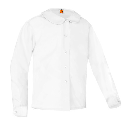 Peter-Pan Blouse White LS- MET