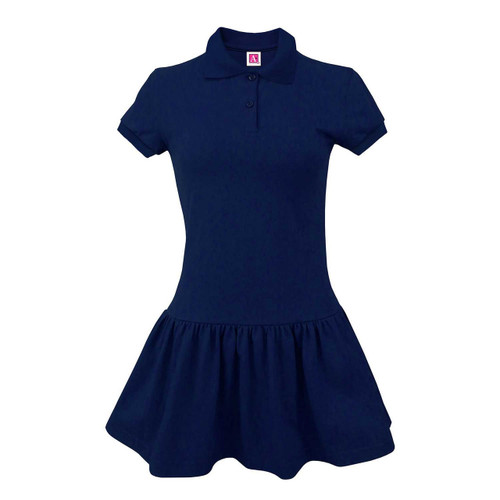 Navy Polo Dress (TODDLER ONLY) 