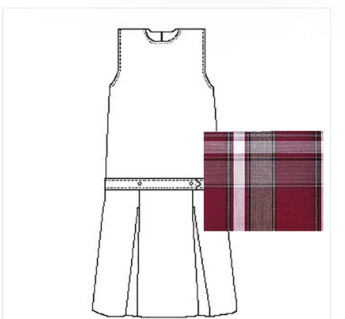 Jumper Drop Waist Plaid 54