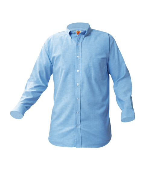 Oxford Male Long Sleeve-Blue