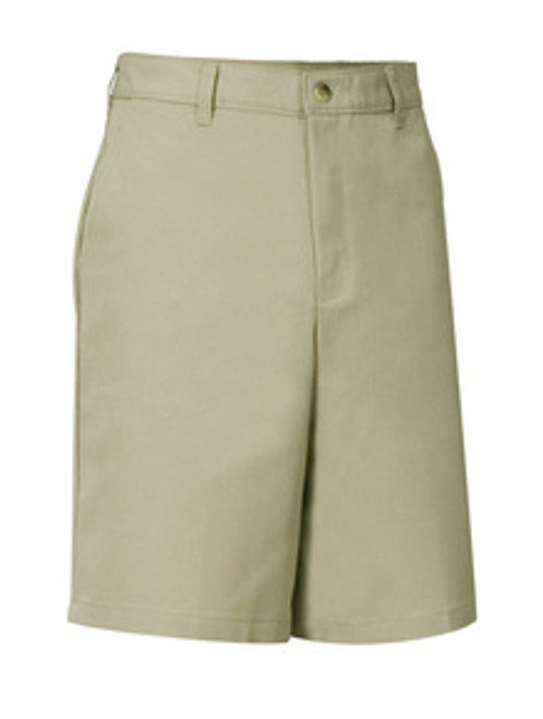 Boys Flat Front Shorts Regular- Khaki
