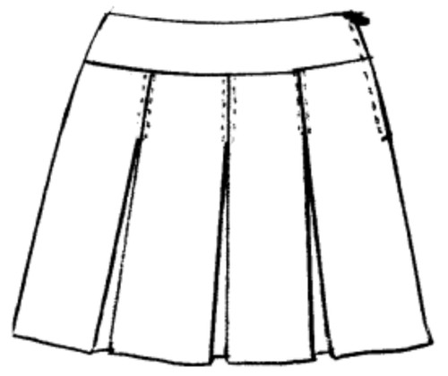 Skirt Lower Waist Reg - Lamar Plaid (94)