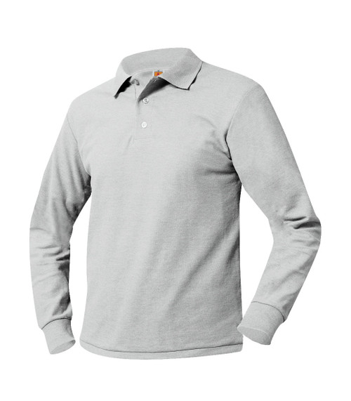 Unisex Pique Polo Long Sleeve - BCM