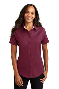 ILT Staff - Women's Short Sleeve Easy-Care Button-Down