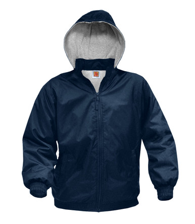 Nylon Rain Hood Jacket - Navy - Academic Outfitters of Houston