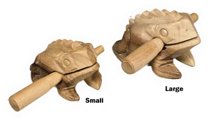 Thai Wooden Frogs