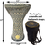 Gawharet El Fan White Pearl Snowflake 17" Darbuka Doumbek (DAR031)